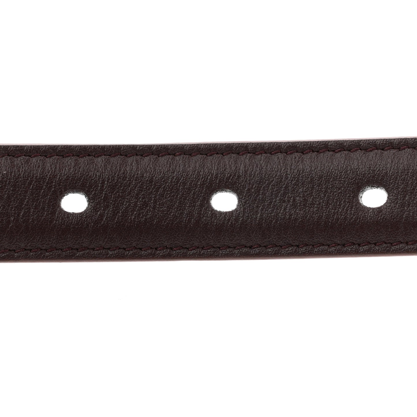 Smooth Calfskin Monogram Square Buckle Belt 90 36 Red Tan