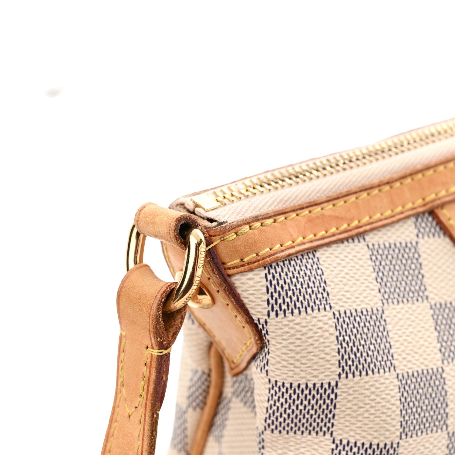 Louis Vuitton LOUIS VUITTON Damier Azur Siracusa PM 13 of 15