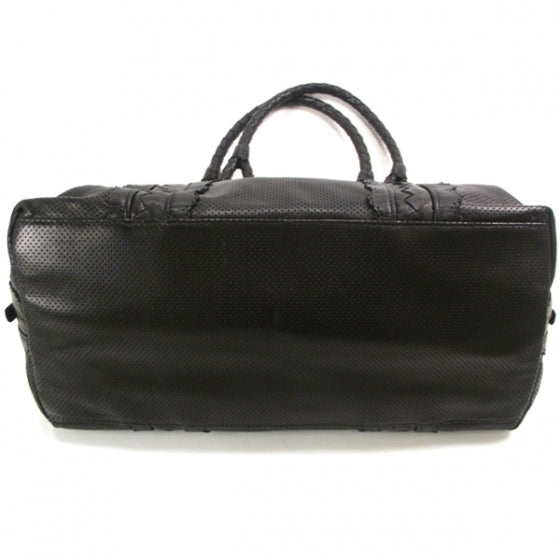 Perforated Shoulder Bag Nero