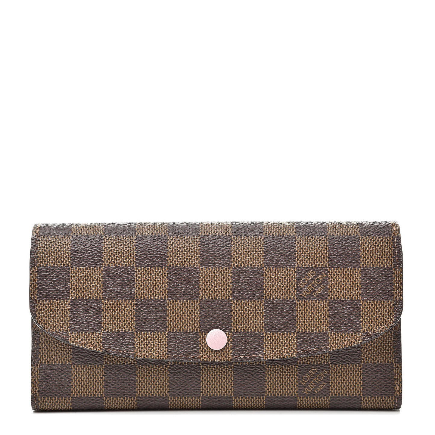 Damier Ebene Emilie Wallet Rose Ballerine