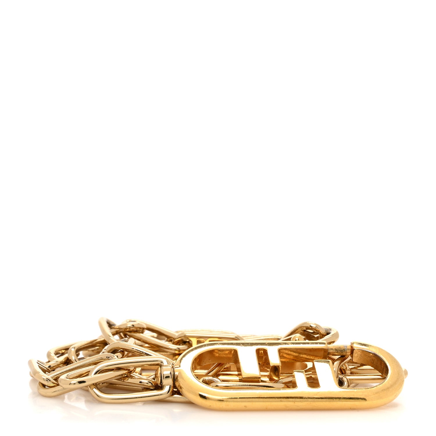 Fendi Metal O'Lock Strap You Gold 1 of 4