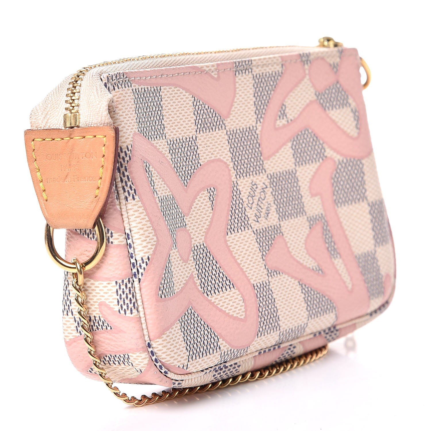 Louis Vuitton Damier Azur Tahitienne Mini Pochette Accessories 3 of 10