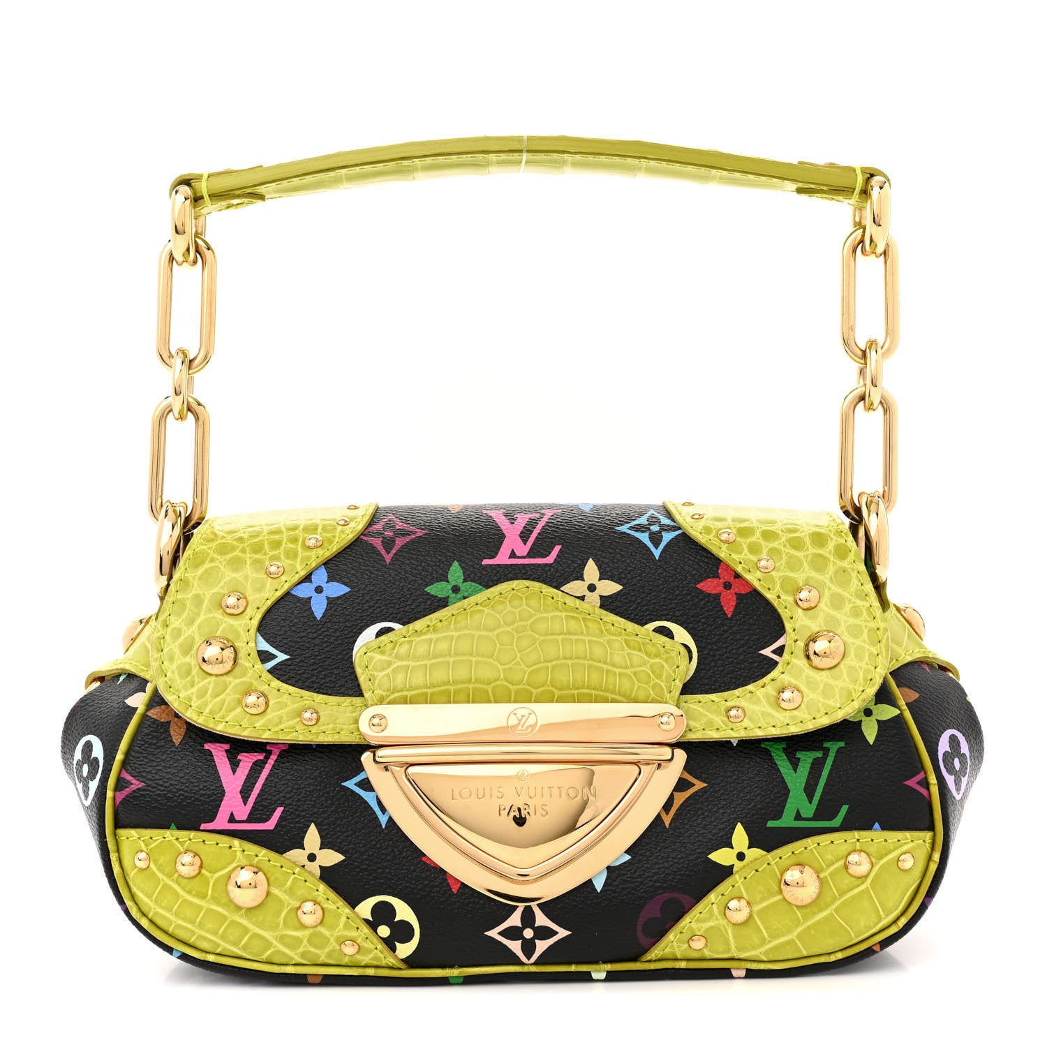 Louis Vuitton Monogram Multicolor Alligator Marilyn Black 1 of 12