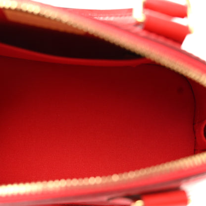 Louis Vuitton Vernis Alma BB Cherry 5 of 9