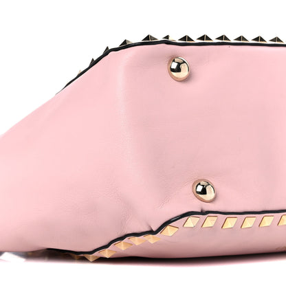 Valentino Garavani Vitello Small Rockstud Tote Pink 11 of 17