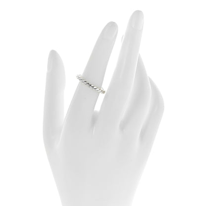 David Yurman Sterling Silver Cable Classics Band Ring 53 6.5 2 of 4