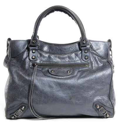 Balenciaga Agneau Velo Argent Fonce 1 of 13