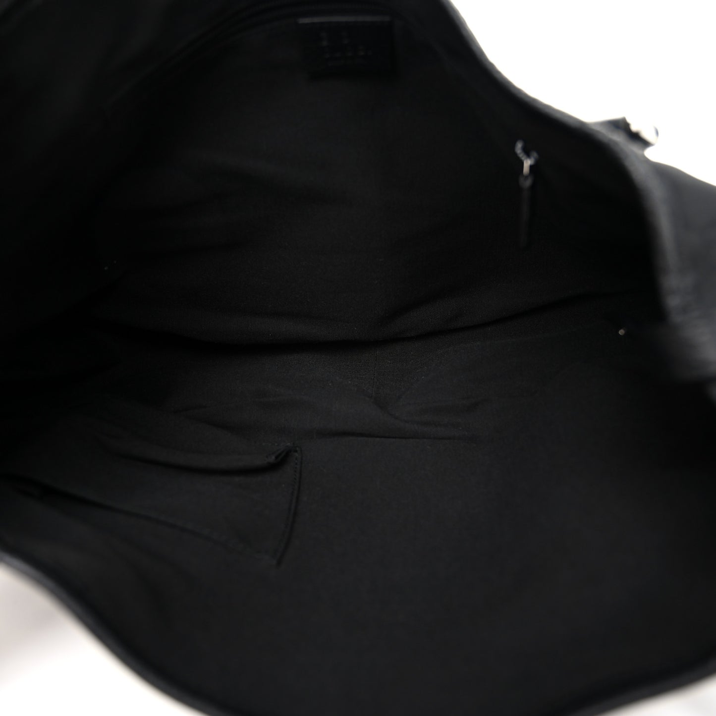 Nylon Monogram Medium Abbey Shoulder Bag Black