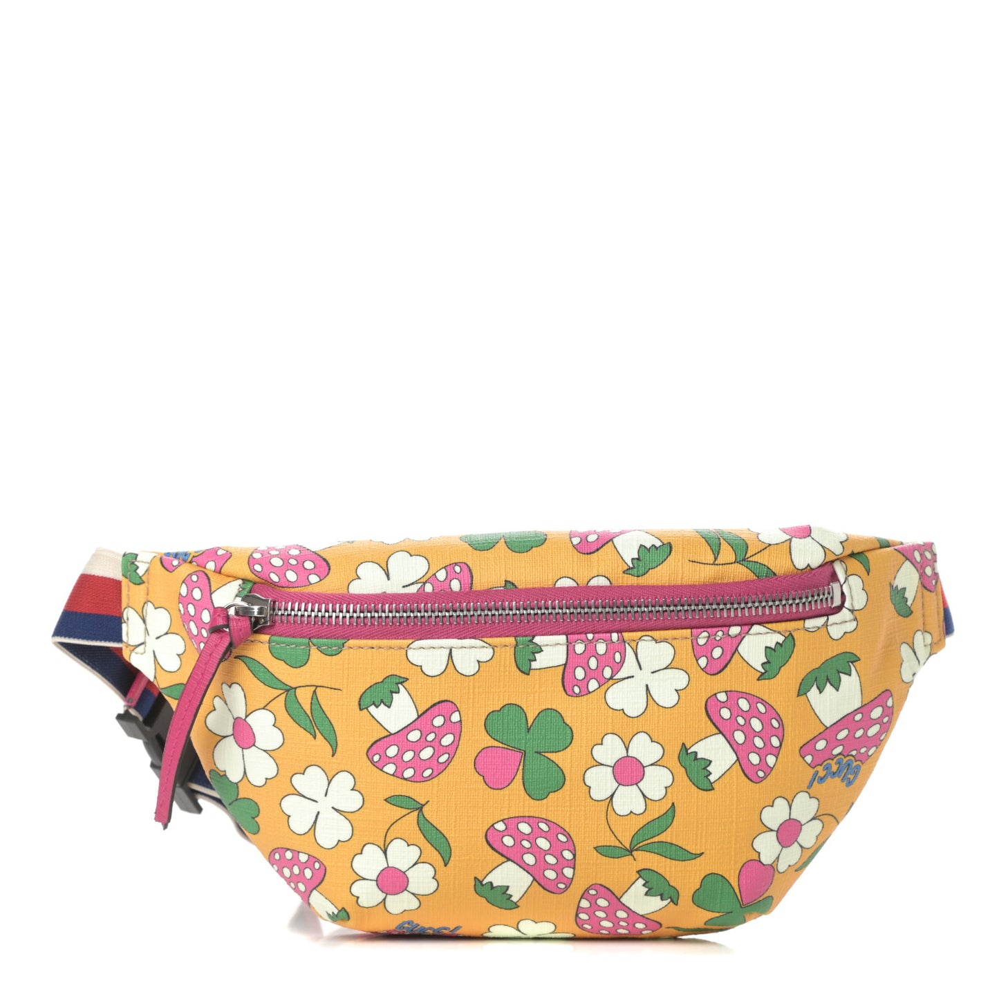 Supreme Childrens Mushroom Print Belt Bag Yellow