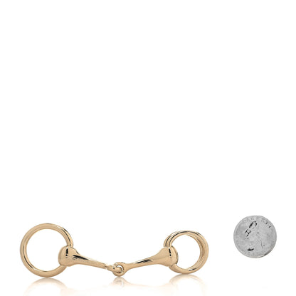 Hermes Permabrass Mors Scarf Ring Gold 2 of 4