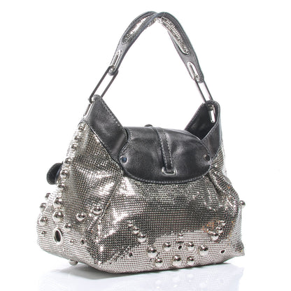 Jimmy Choo Mesh Tam Tote Silver 3 of 6
