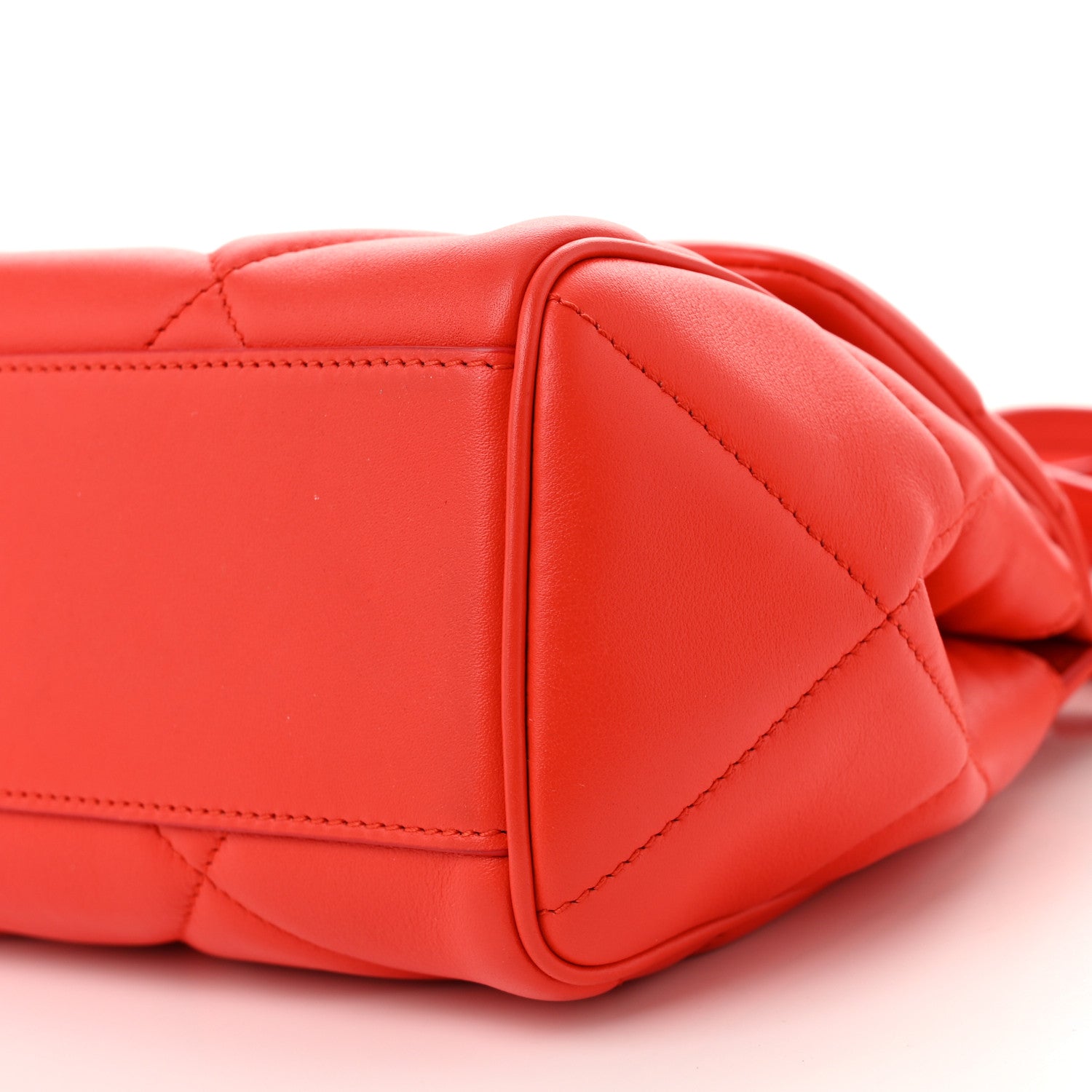 Dolce & Gabbana Calfskin Quilted Small Miss Sicily Satchel Red 9 of 9