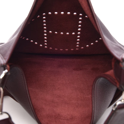 Hermes Taurillon Clemence Evelyne III GM Bordeaux 5 of 9