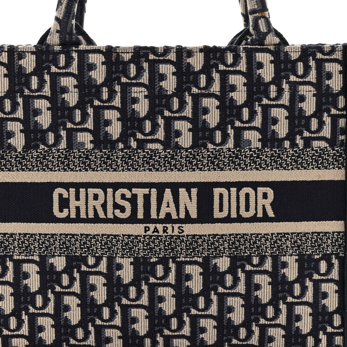 Oblique Small Book Tote Blue Multicolor