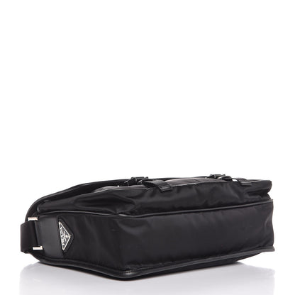 Prada Tessuto Nylon Saffiano Messenger Black 4 of 9