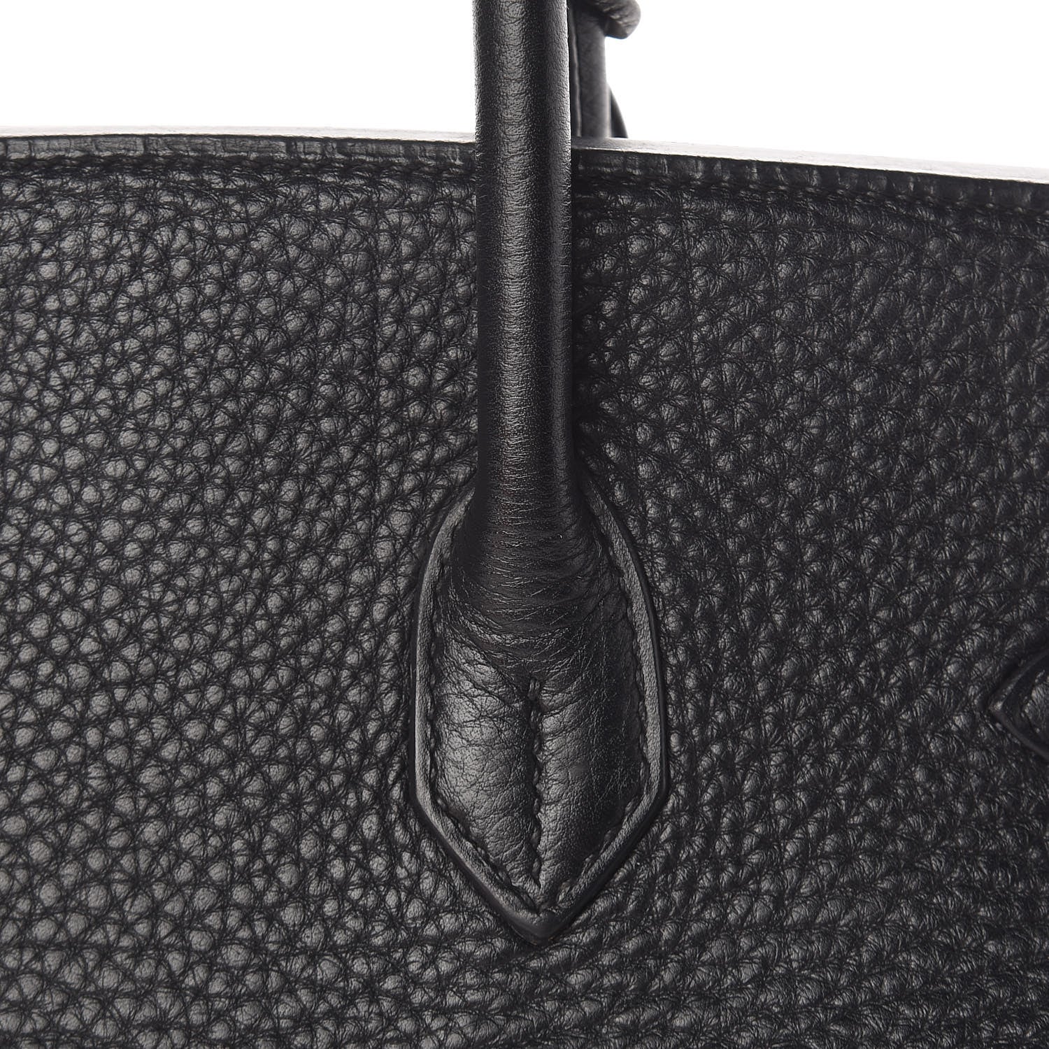 Hermes Taurillon Clemence Birkin 35 Black 10 of 40