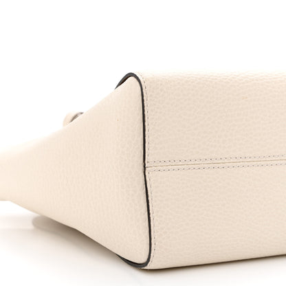 Gucci Dollar Calfskin Mini Swing Top Handle Bag Mystic White 8 of 9
