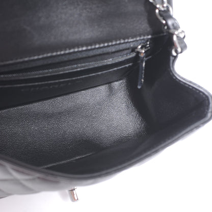 Chanel Lambskin Quilted Mini Square Flap Black 6 of 7