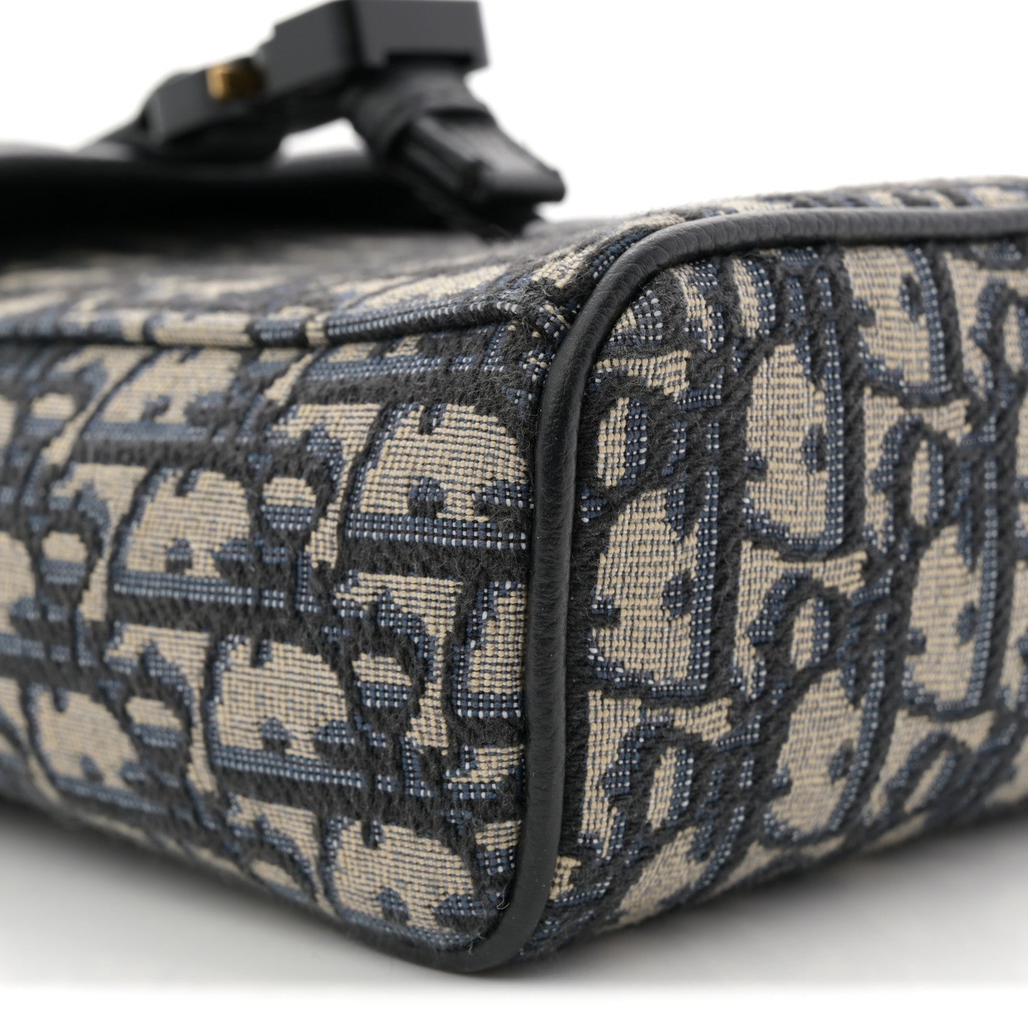 Christian Dior Oblique Vertical Mini Messenger Flap Blue 8 of 10