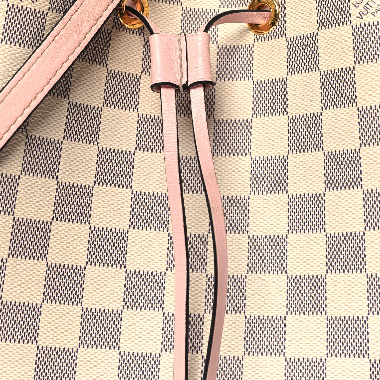 Louis Vuitton Damier Azur Neonoe MM Eau De Rose 8 of 15