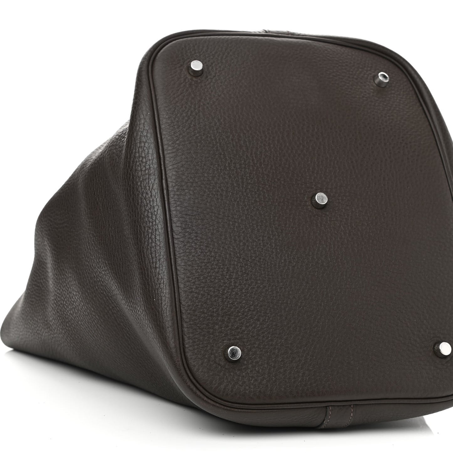 Taurillon Clemence Picotin Lock 26 GM Chocolate
