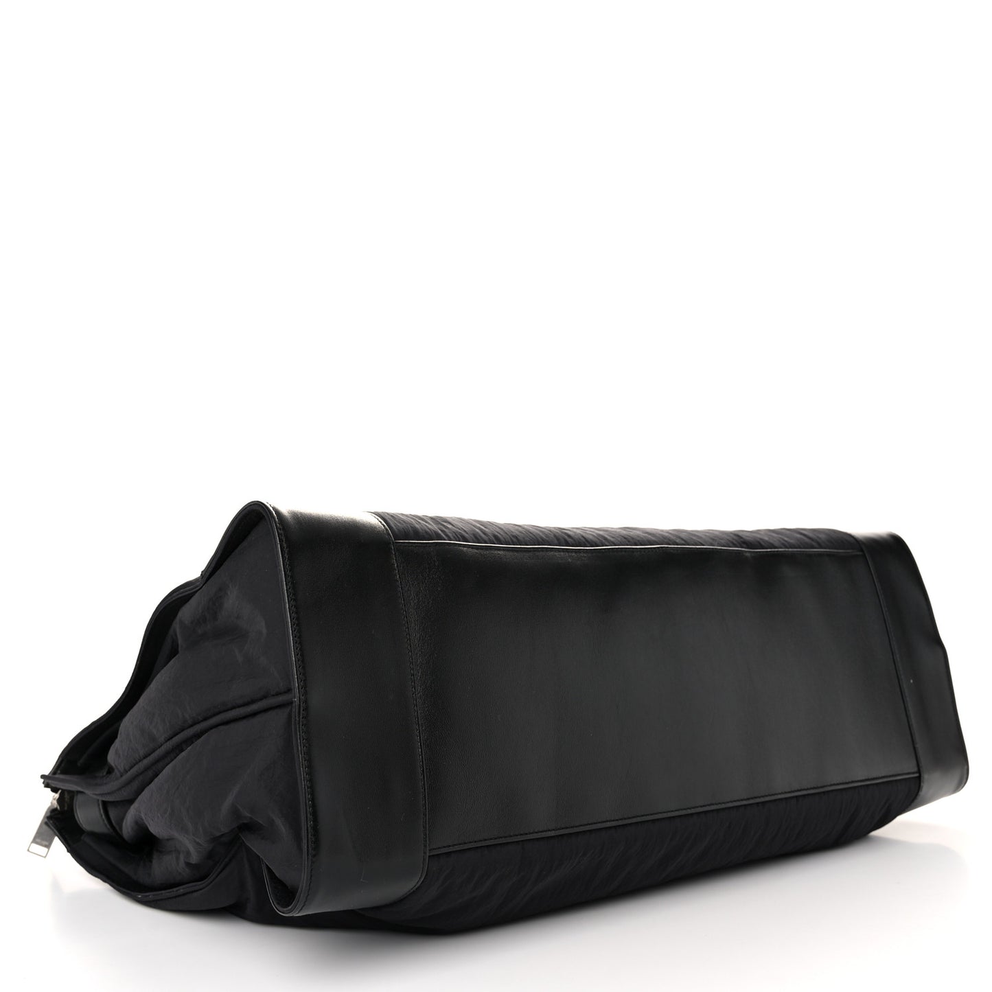 Nylon Calfskin 48H Sac De Jour Duffle Black