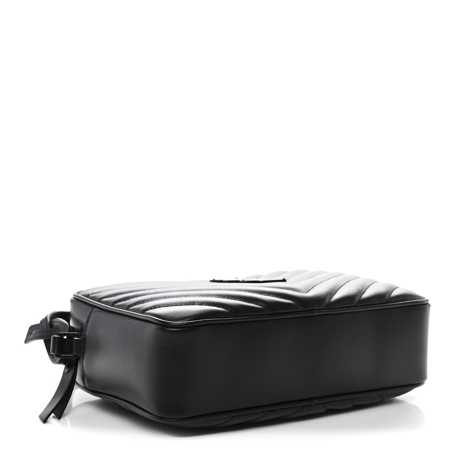 Calfskin Matelasse Monogram Monochrome Lou Camera Bag Black