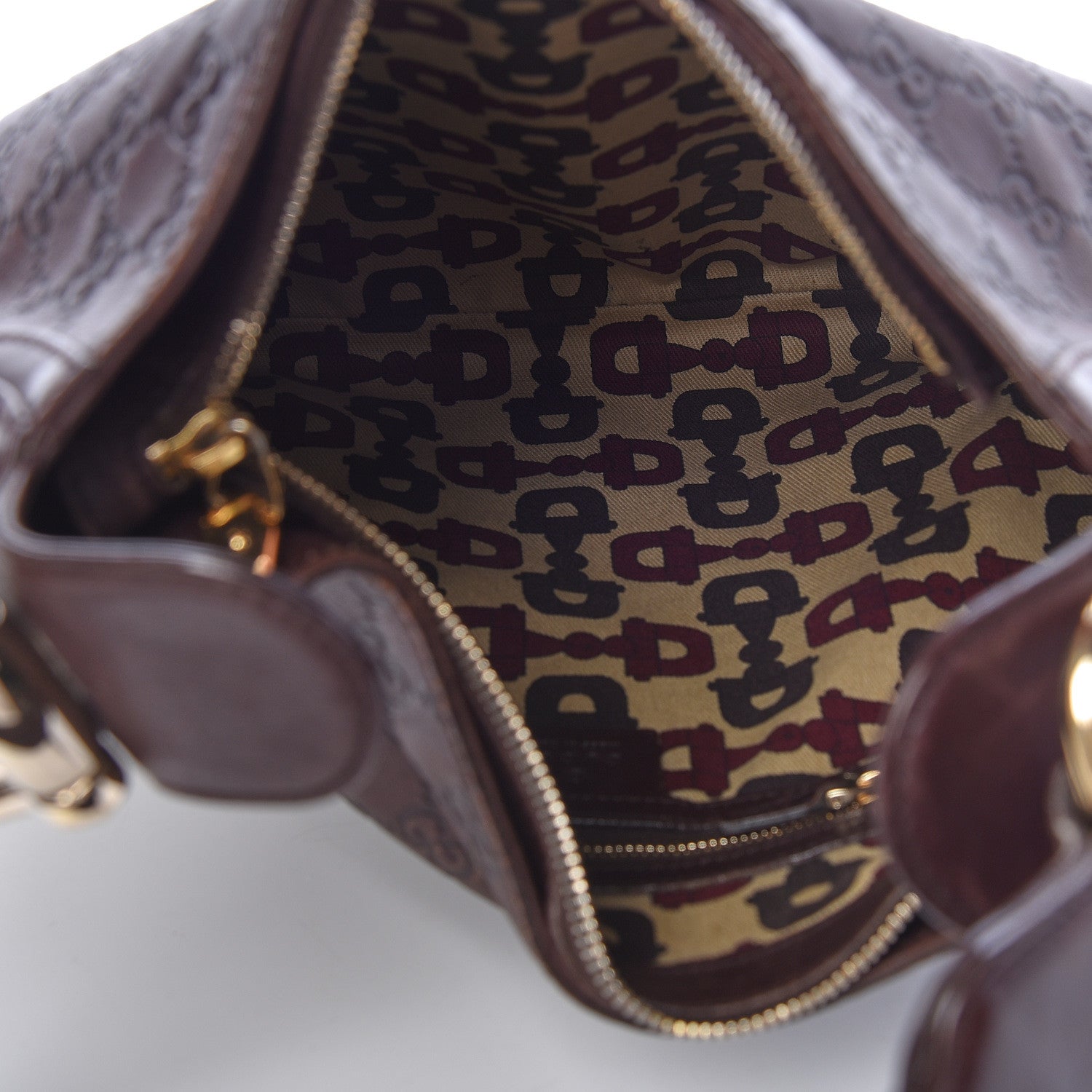Gucci Guccissima Creole Hobo Chocolate 5 of 13