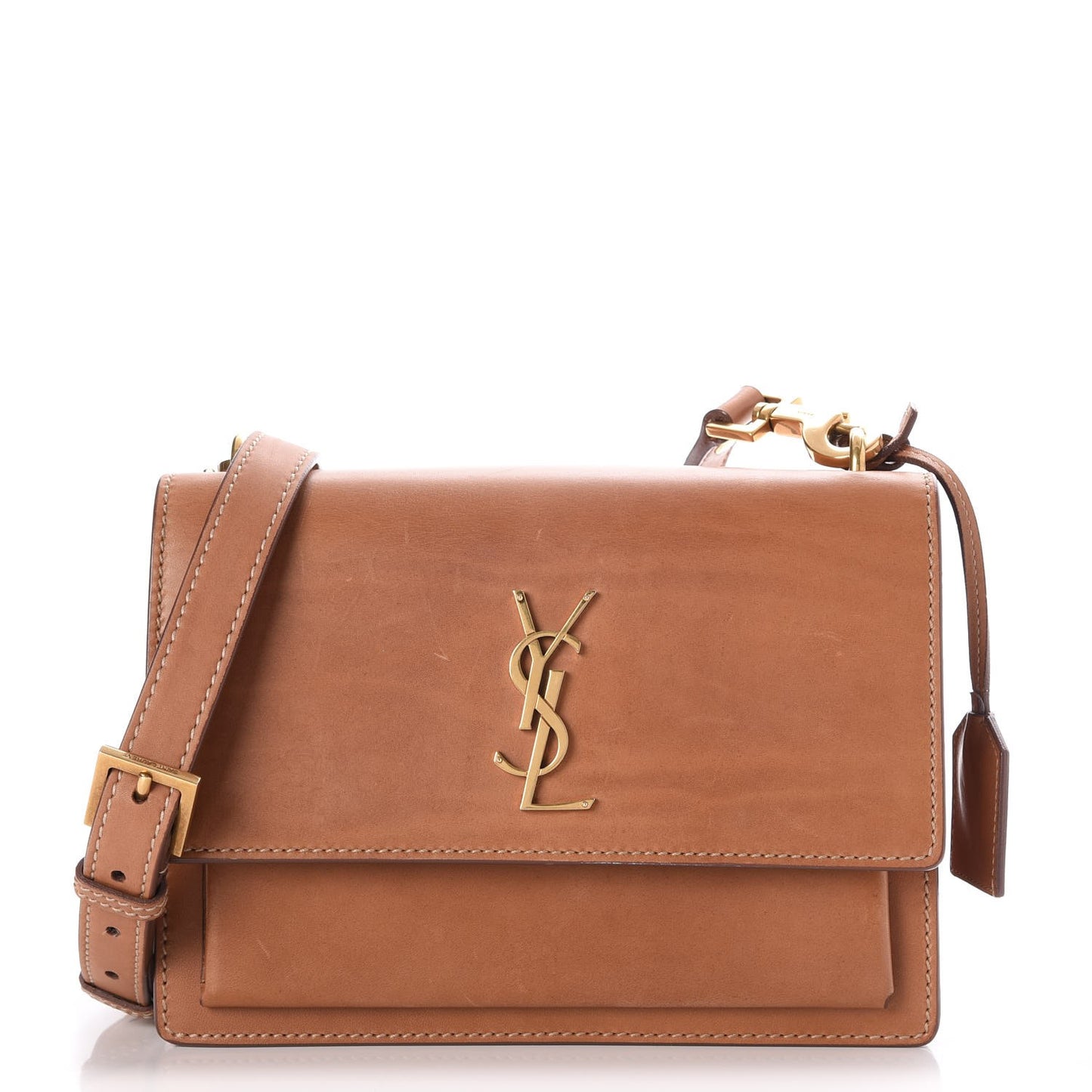 Calfskin Medium Monogram Sunset Tan