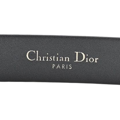 Christian Dior Calfskin 80 32 Saddle Belt Black 5 of 6