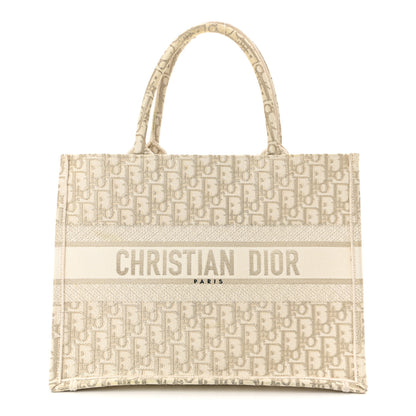 Christian Dior Oblique Medium Book Tote Gold Multicolor 1 of 14