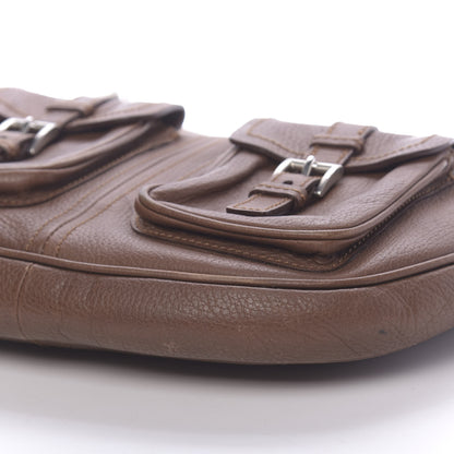 Prada Vitello Daino Hobo Brown 8 of 13