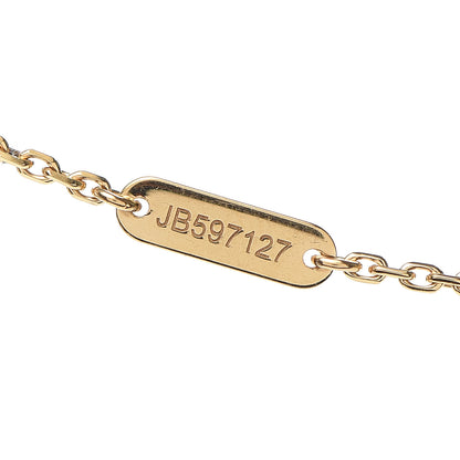 Van Cleef & Arpels 18K Yellow Gold Mother of Pearl Vintage Alhambra Pendant Necklace 6 of 6