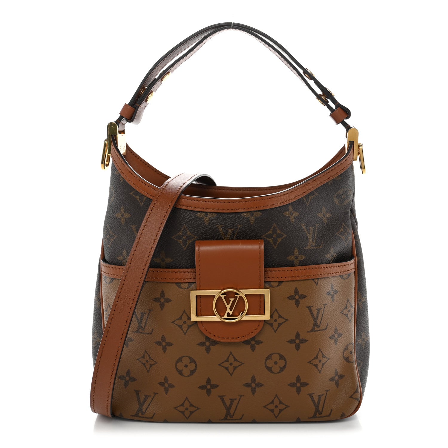 Louis Vuitton Reverse Monogram Dauphine Hobo PM 1 of 9