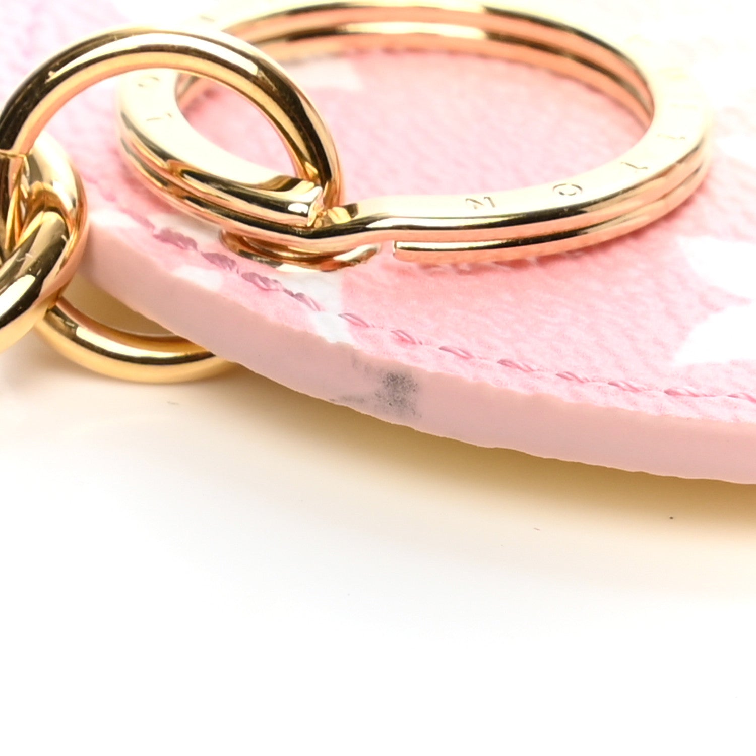 Louis Vuitton Monogram By The Pool Illustre Bag Charm Key Holder Light Pink 3 of 4