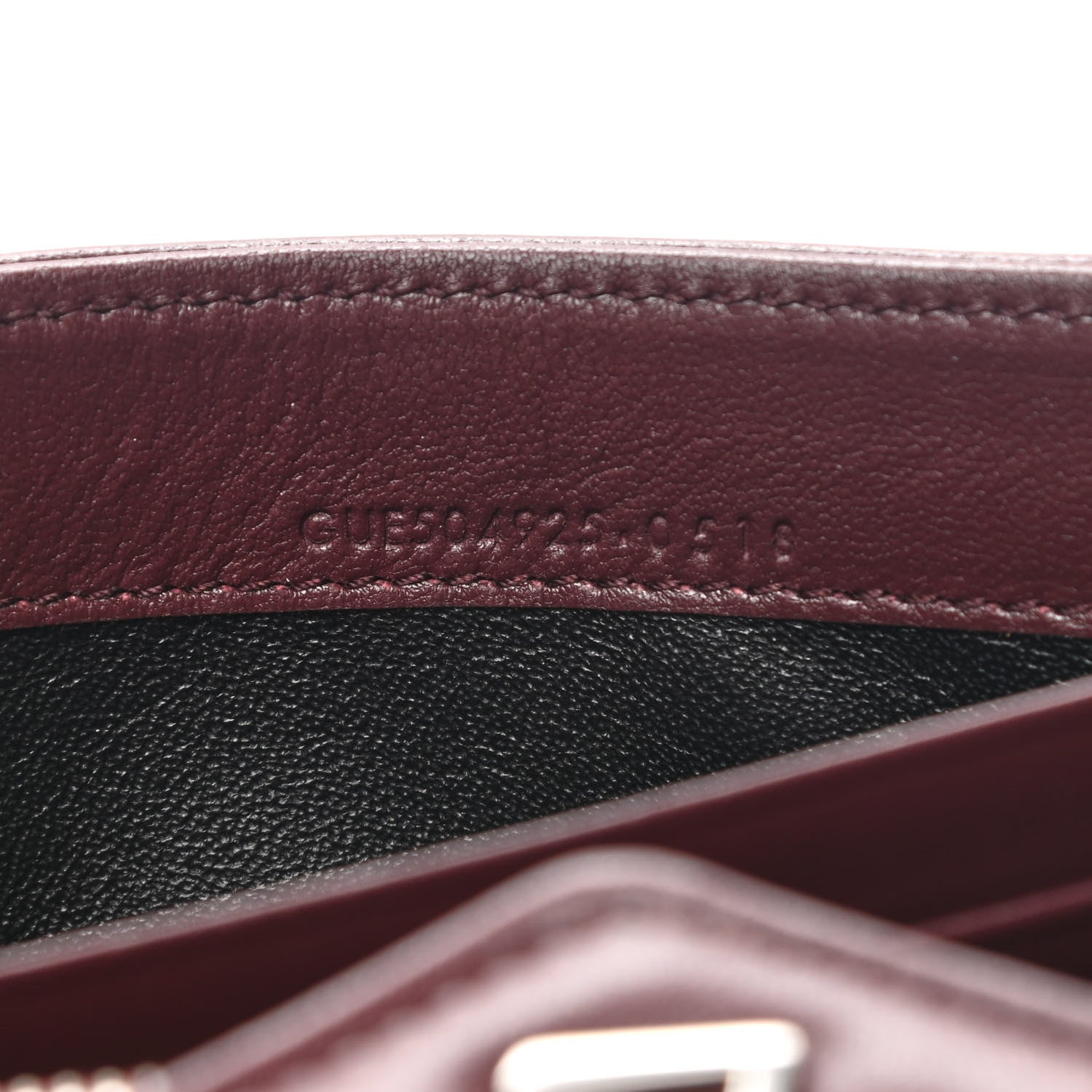 Saint Laurent Lambskin Y Quilted Monogram Large Loulou Flap Wallet Legion Red 7 of 7