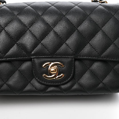 Chanel Caviar Quilted Mini Rectangular Flap Black 10 of 12