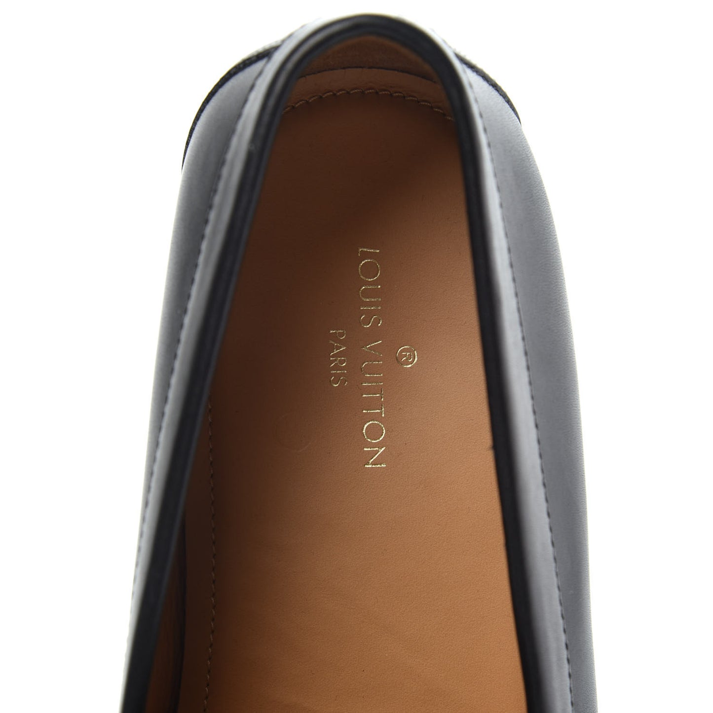 Calfskin Mens Montaigne Loafers 9.5 Black