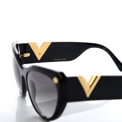 Louis Vuitton Acetate My Fair Lady Sunglasses Z0902W Black 5 of 9