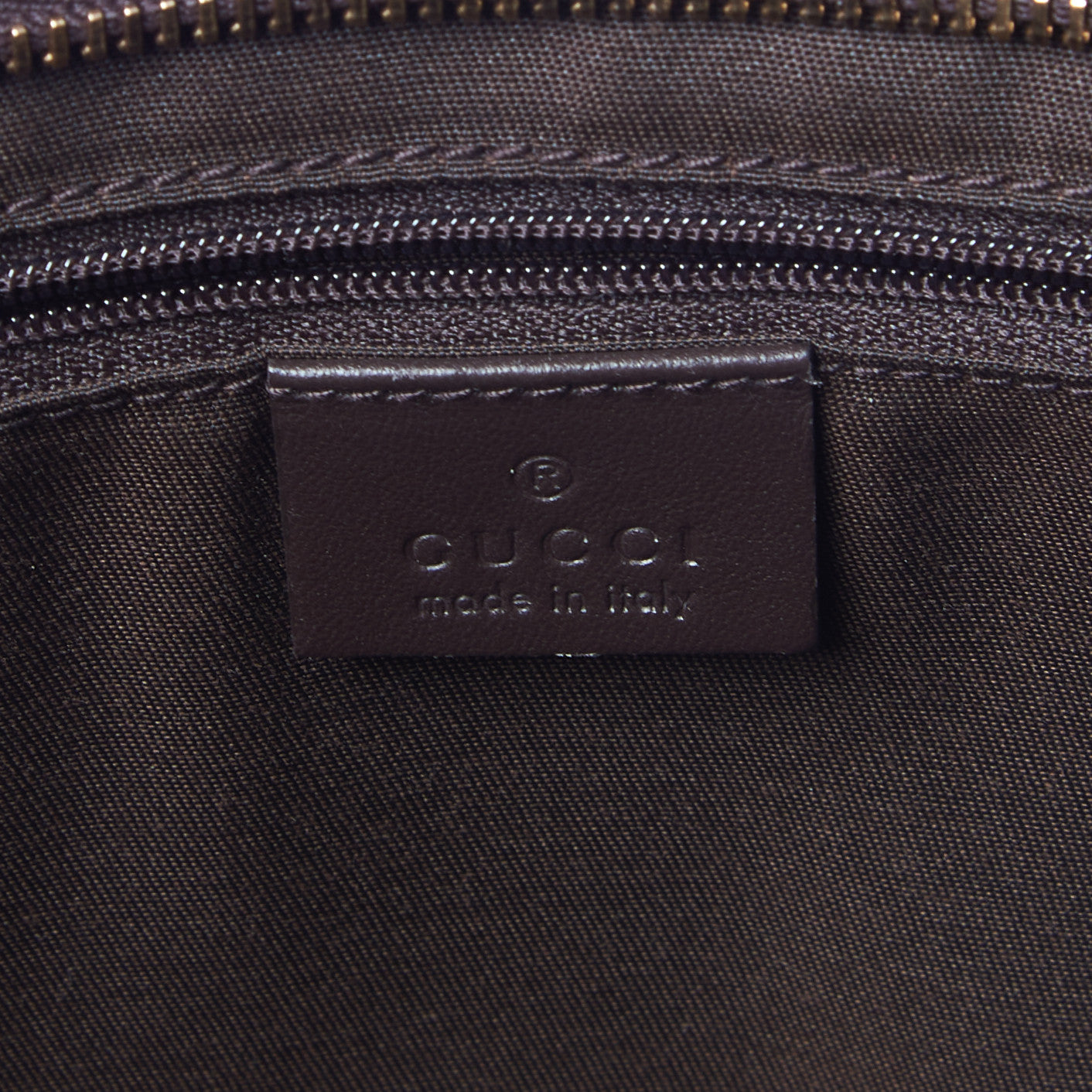 GG Supreme Monogram Medium Joy Tote Dark Brown