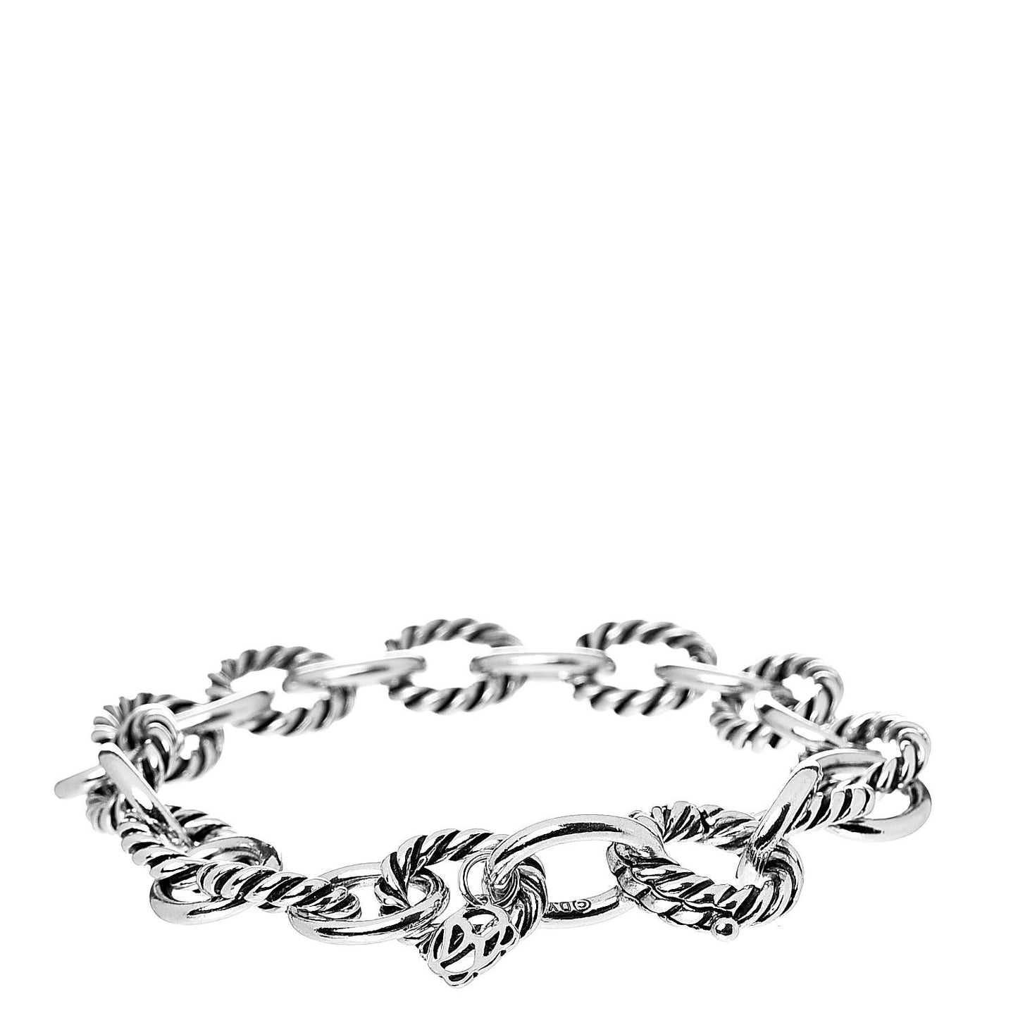 Sterling Silver 10mm Medium Oval Link Bracelet