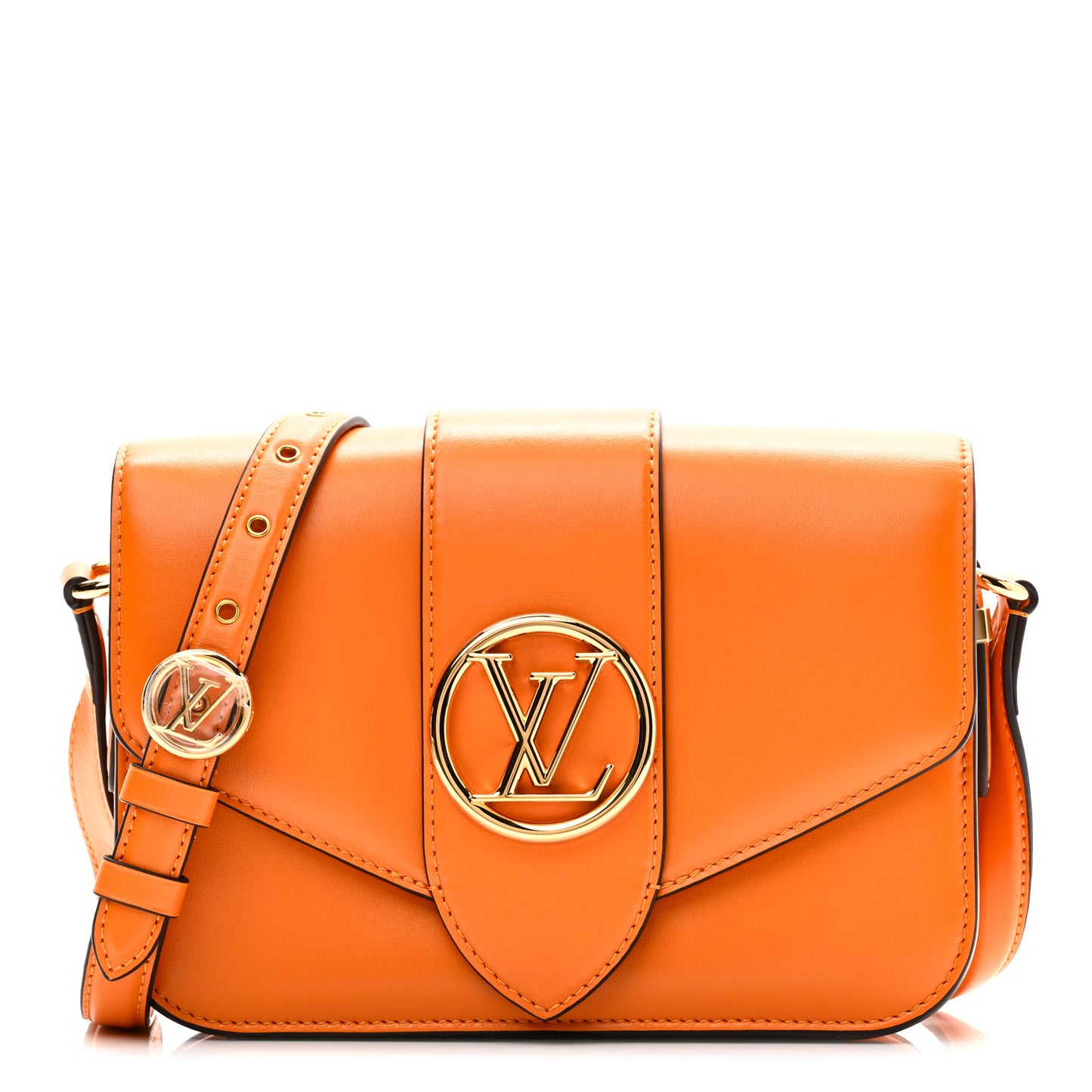 Smooth Calfskin LV Pont 9 Summer Gold