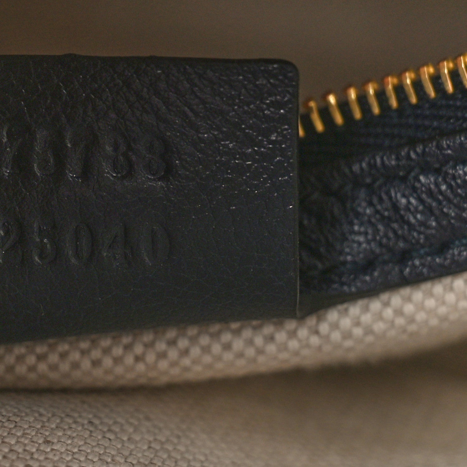 Gucci Wonka Grain Calfskin Bi-Color GG Debossed Small Padlock Shoulder Bag Dusty Azure Blue 7 of 9