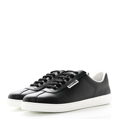 Chanel Calfskin CC Womens Sneakers 41.5 Black 3 of 12