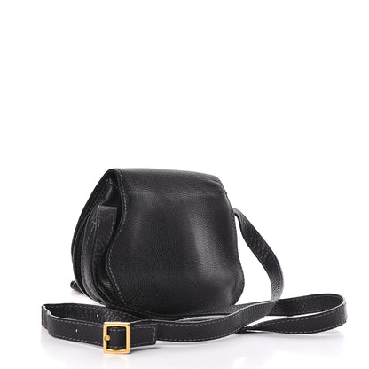 Chloe Calfskin Mini Marcie Round Crossbody Bag Black 3 of 11