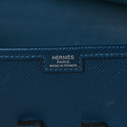 Hermes Epsom Jige Elan 29 Clutch Bleu Izmir 6 of 10
