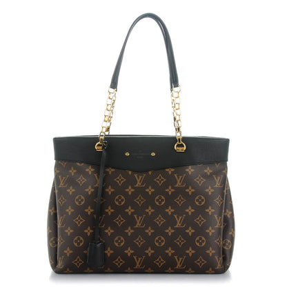 Louis Vuitton Monogram Pallas Shopper Black 1 of 7