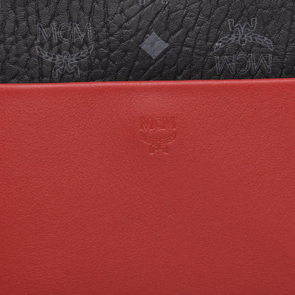 MCM Visetos Medium Klara Hobo Red Black 12 of 12