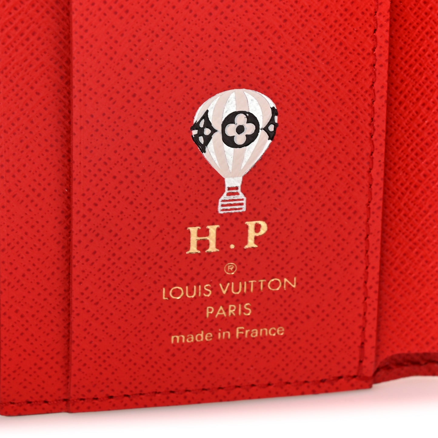 Damier Ebene Zoe Wallet Coquelicot