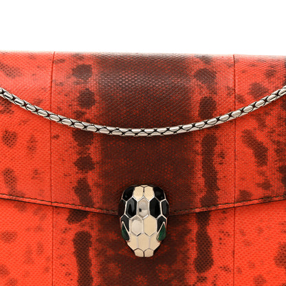 Bulgari Karung Serpenti Forever Large Shoulder Bag Red 15 of 29